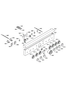 Control Panel parts for Thermador Range PRD366EPG from AppliancePartsPros.com