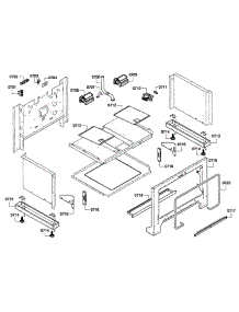 Frame Assy parts for Thermador Range PRD366EPG from AppliancePartsPros.com