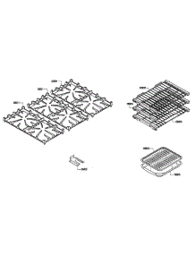 Racks Shelfs parts for Thermador Range PRD366EPG from AppliancePartsPros.com