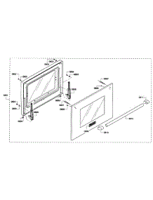Door Assy parts for Thermador Range PRL304GH from AppliancePartsPros.com