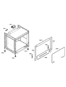 Frame Assy parts for Thermador Range PRL304GH from AppliancePartsPros.com