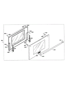 Door Assy parts for Thermador Range PRL366GH from AppliancePartsPros.com