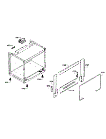 Frame Assy parts for Thermador Range PRL366GH from AppliancePartsPros.com