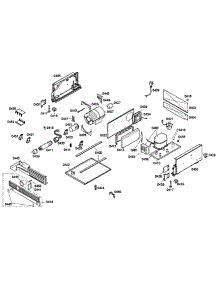 Compressor parts for Thermador Freezer T18BD80FL from AppliancePartsPros.com