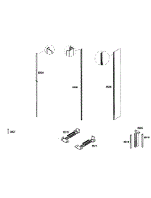 Frames parts for Thermador Freezer T18BF70FS from AppliancePartsPros.com