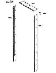 Panels parts for Thermador Freezer T18BF70FS from AppliancePartsPros.com