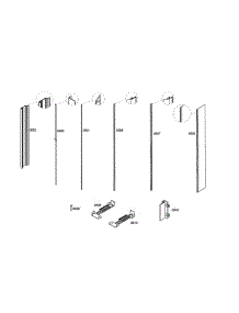 Profile Stripe parts for Thermador Freezer T24IF70FSS from AppliancePartsPros.com