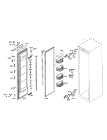 Refrigerator Door parts for Thermador Refrigerator T24IR70FSS from AppliancePartsPros.com