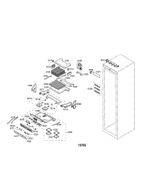 Refrigerator Section parts for Thermador Refrigerator T24IR70FSS from AppliancePartsPros.com