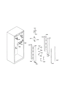 Lighting parts for Thermador Refrigerator T30IR70CSS from AppliancePartsPros.com