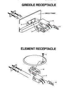 Section 4 parts for Thermador Cooktop THM36GS from AppliancePartsPros.com