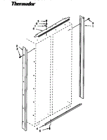 Breaker Trim parts for Thermador Refrigerator TSS36DAW from AppliancePartsPros.com