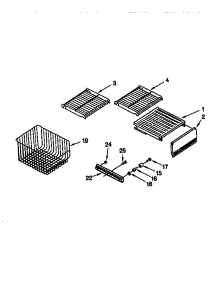 Freezer Shelf parts for Thermador Refrigerator TSS36DAW from AppliancePartsPros.com