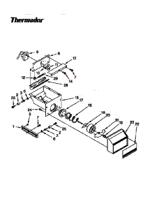 Ice Container parts for Thermador Refrigerator TSS36DAW from AppliancePartsPros.com