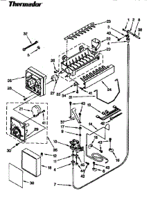 Ice Maker parts for Thermador Refrigerator TSS36DAW from AppliancePartsPros.com