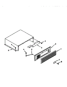 Top Grille And Unit Cover parts for Thermador Refrigerator TSS36DAW from AppliancePartsPros.com