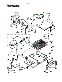 Upper Unit parts for Thermador Refrigerator TSS36DAW from AppliancePartsPros.com
