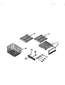 Freezer Shelf parts for Thermador Refrigerator TSS48DAB from AppliancePartsPros.com