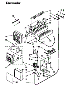 Ice Maker parts for Thermador Refrigerator TSS48DAB from AppliancePartsPros.com