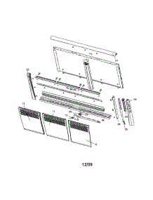 Top Cover Snorkel parts for Thermador Range Hood UCV36AS from AppliancePartsPros.com