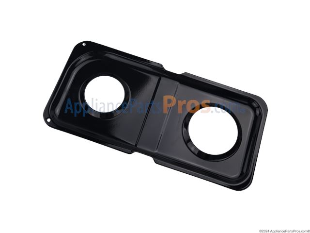 Drip pan for right-hand burner, black