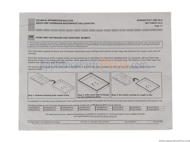 Tape, Foam 3/8"X3/8"X9.50