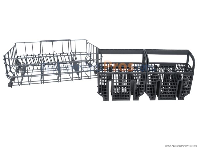 Dishwasher Lower Dishrack Assembly