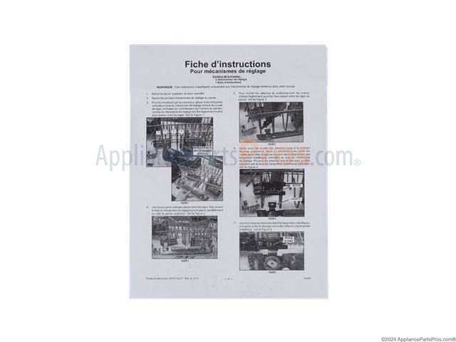 Upper Dishwasher Dishrack Adjuster Kit