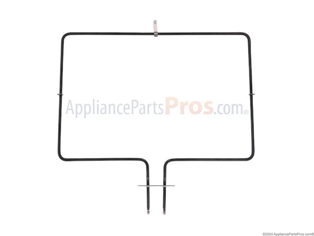 Bake element assembly with support brackets