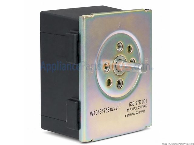 Whirlpool WPW10466758 Electric Range Oven Switch OEM Part