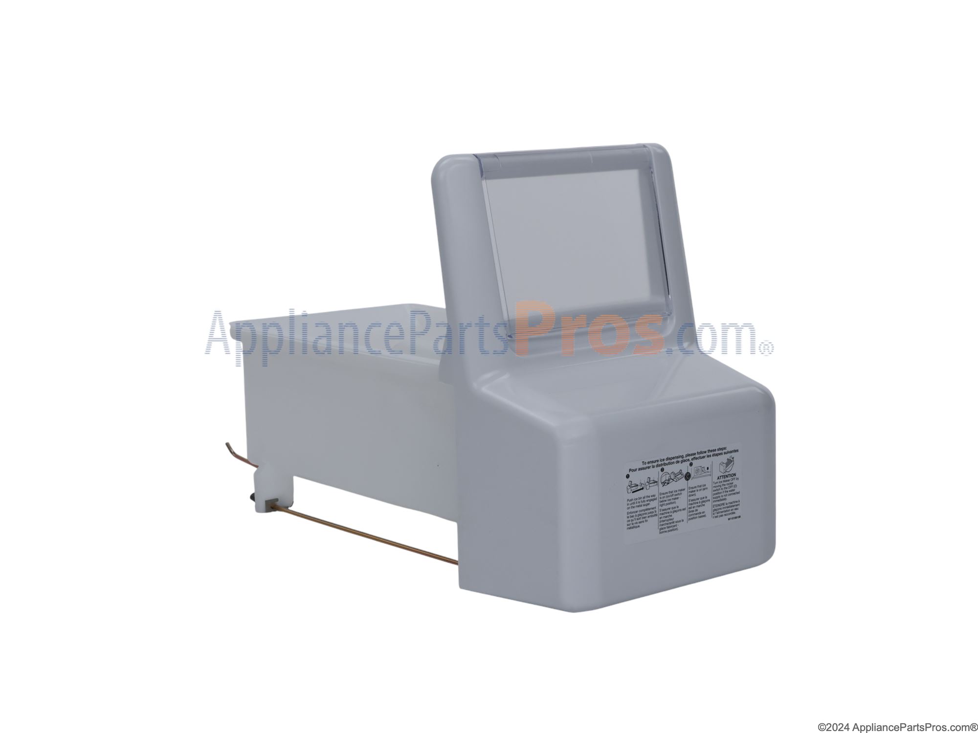 OEM Genuine Whirlpool Refrigerator Ice Container Assembly W10558424 – 21 Cu.ft. Models