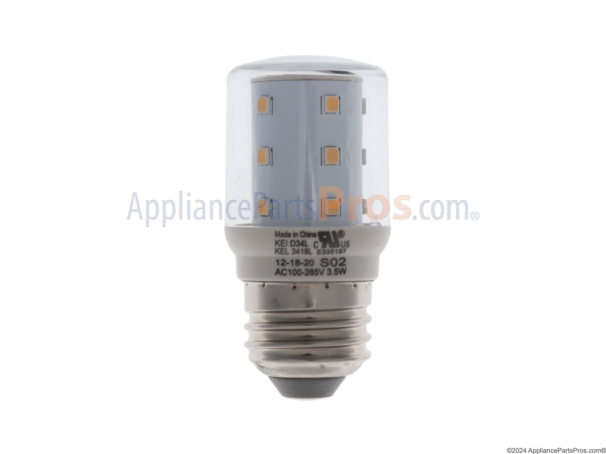 5304511738 Light Bulb | Genuine Frigidaire OEM In Stock, image size:2000x1500