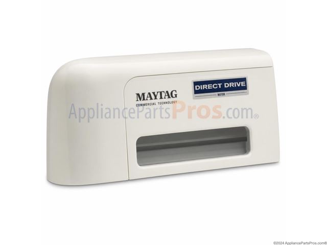 Maytag Washer Dispenser Drawer Handle (White)