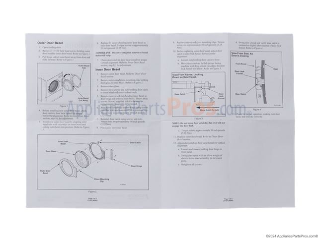Kit Inner Door Bezel White