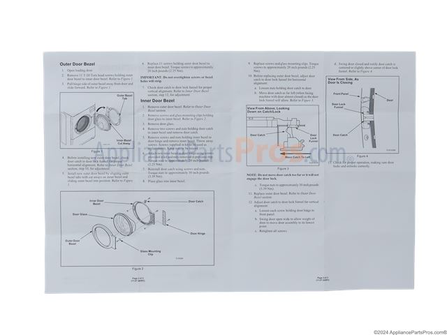 Kit Inner Door Bezel White
